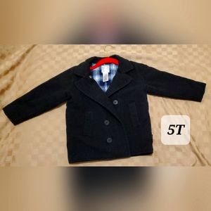 Boy's black coat